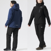 다이와 DW-3524 레인맥스 방한 슈트 겨울 동계 낚시복 블랙 네이비