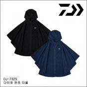 DJ-7325 블랙 프리 피싱 키가에 판초 타올 한국다이와