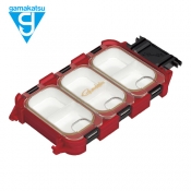 가마가츠 소품 케이스GM-2484 퀵케이스 [블랙,레드]