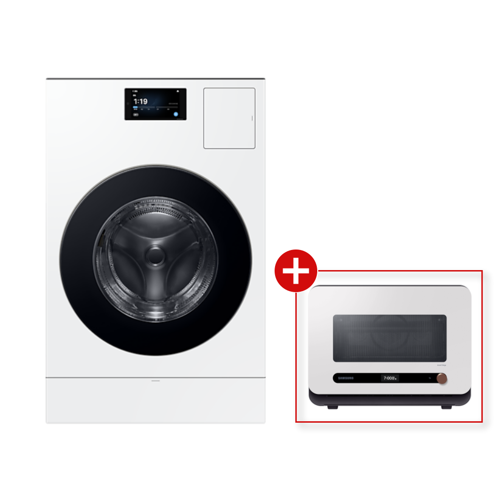 삼성 2025 비스포크 AI 콤보 WD90F25CHW 올인원 세탁기 25kg 건조기 18kg + 큐커 멀티 22L