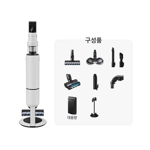 삼성 비스포크 AI 제트 400W 침구브러시 패키지 VS90F40CRG 새틴그레이지