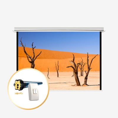 윤씨네 R-EV-S 4:3 전동매립스크린 솜피모터