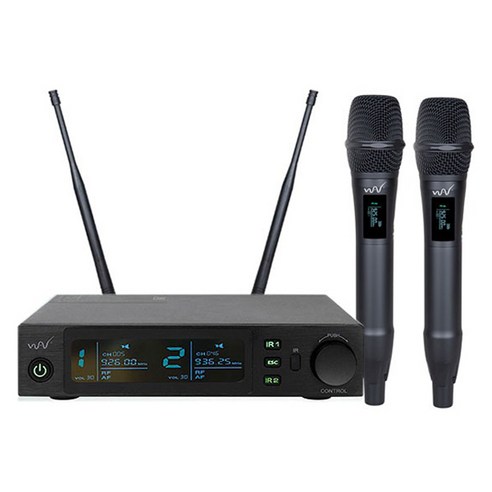 WAVE 웨이브 WER-902HH 2채널 무선 핸드마이크시스템