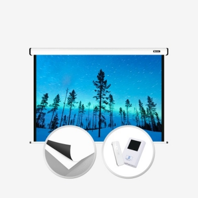 윤씨네 4:3 YP-NEV 전동 노출 스크린 / N형 브라켓 적용 / 무선리모컨 포함 215cm(80)