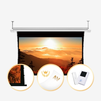 윤씨네 SA-REH AV 16:9 전동 매립 텐션 스크린 / 무선리모컨 포함