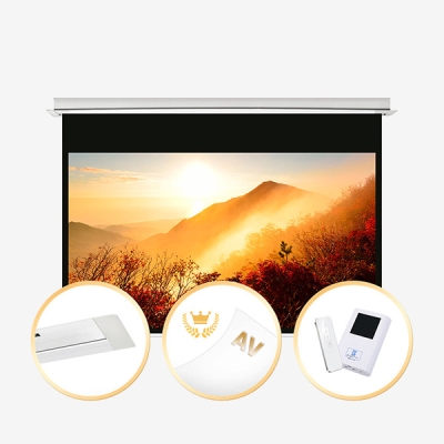 윤씨네 SA-R-AV 프리미엄 전동매립 와이드 빔스크린