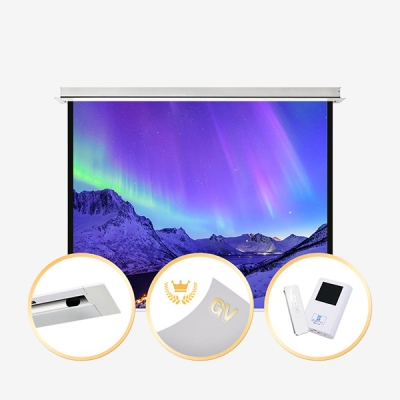 윤씨네 4:3 YP-REV-GV 전동 매립 스크린