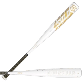 루이빌슬러거 알로이 알루미늄 야구 배트 솔로 옵티마 원피스 -5드롭 화이트 골드