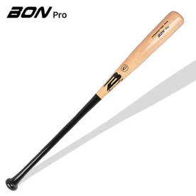 본 BON Pro 야구 나무 배트 공인 프로페셔널 오더 33.5인치 내추럴/블랙