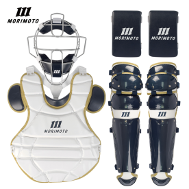 모리모토 포수 장비 세트 화이트/다크네이비/베가스골드 MCS-34