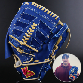 K-ism 케이즘 투수 올라운드 야구 글러브 양기현 선수 모델 프리미엄 크림 블루