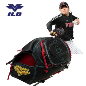 아이엘비 투수 올라운드 야구 글러브 함덕주 모델 12인치 블랙 레드 ILB HDJ-1