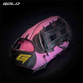골드 슈프림 외야 야구 글러브 블랙/핑크 GBG PRO 068