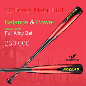 웨이트레이드 알로이 야구 배트 22불도끼 메탈레드 WTB-22-FIREAX-001