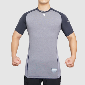 카미스타 야구 언더셔츠 언더티 라운드넥 컴프레션 반팔 네이비 KVMBIF08