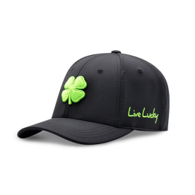 블랙클로버 지오비 야구 모자 볼캡 메모리핏 블랙/라이트그린