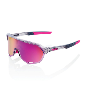 백퍼센트 100% 스포츠 선글라스 S2 퍼플나이트 폴리쉬드 트랜슬러센트 그레이 60006-00019