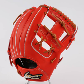 아이피셀렉트 내야 야구 글러브 우투 아이웹 레드오렌지/탄 060-LC I-05