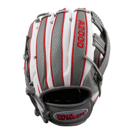 윌슨 A2000 내야 야구 글러브 11.75인치 그레이/화이트/레드 WTA20KR22PP011R EL3