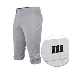 모리모토 MMU 야구 유니폼 바지 하이퀄리티 하프 팬츠 기성 농군 무지그레이