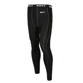 제트 야구 레깅스 이너웨어 기모 롱 스판 타이즈 팬츠 블랙 BOK-40WN