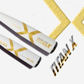 녹스 TITAN X 유소년 알루미늄 알로이 야구 배트 미들밸런스 화이트