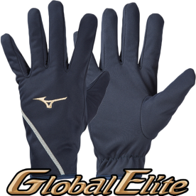 미즈노 동계 야구 장갑 후리스 양털 네이비 12JY8E5114NV