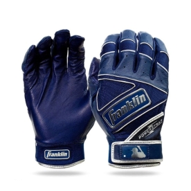 프랭클린 야구 배팅 장갑 크롬 파워스트랩 양가죽 네이비 20492