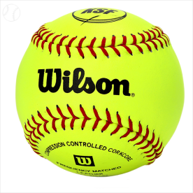 윌슨 야구 안전구 연식구 안전공 야구공 12인치 소프트볼 낱개 WTA9611K0 KSF OFFICIAL SOFTBALL