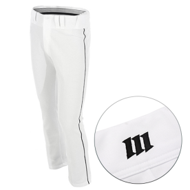 모리모토 MMU 야구 유니폼 바지 하이퀄리티 레귤러 팬츠 기성 화이트/블랙