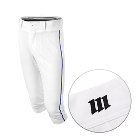 모리모토 MMU 야구 유니폼 바지 하이퀄리티 하프 팬츠 기성 농군 화이트/블루