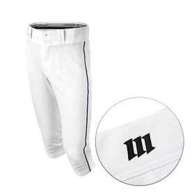 모리모토 MMU 야구 유니폼 바지 하이퀄리티 하프 팬츠 기성 농군 화이트/네이비