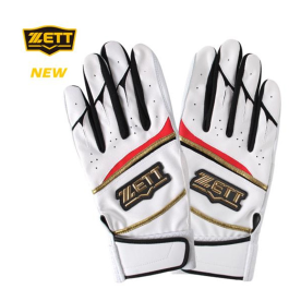 제트 유소년 야구 배팅 장갑 화이트/블랙 BGK-339