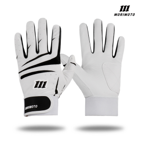 모리모토 야구 클린트 배팅장갑 타자 장갑 화이트/블랙