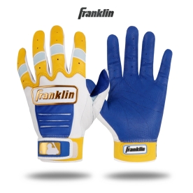 프랭클린 야구 배팅 장갑 CFX 프로 커스텀 블루/옐로우/화이트 P502008