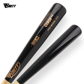 브렛 야구 나무 배트 메이플 우드배트 압축 블랙 GOBON(고본) PRO MODEL 243