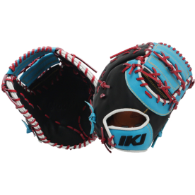 인코자바 유소년 1루 미트 야구 글러브 12.25인치 블랙/스카이블루 JR F(BK/SB)24
