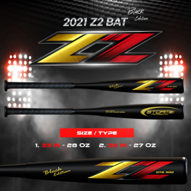 스톰 카본 야구 배트 지투 Z2 블랙에디션 블랙 CTS 500