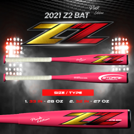 스톰 카본 야구 배트 지투 Z2 핑크에디션 핑크 CTS 500