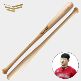 오버플라이 나무배트 야구 우드배트 프로엘리트 하재훈 모델 내추럴/골드로고 THE HOONER