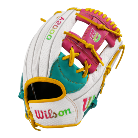 윌슨 A2000 내야 야구 글러브 11.75인치 민트/화이트/핑크 WTA2024KR1787R4 1787