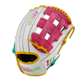 윌슨 A2000 내야 야구 글러브 12인치 민트/화이트/핑크 WTA2024KRDW5R5 DW5
