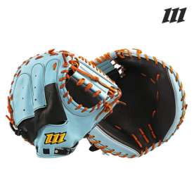 모리모토 히토키 프로 포수 미트 야구 글러브 블랙/스카이블루