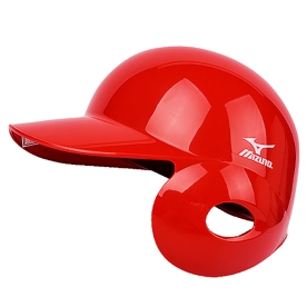 미즈노 야구 타자 헬멧 외귀 우타자 좌귀 레드 2HA107RD