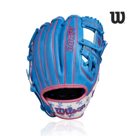윌슨 A2000 LTM H12 내야 야구 글러브 11.5인치 블루 플라밍고핑크 WBW102103115
