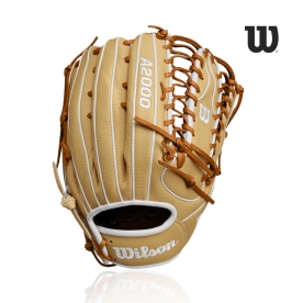 윌슨 A2000 GM 외야 야구 글러브 스티븐 콴 게임모델 12.75인치 블론드/화이트 WBW1027031275