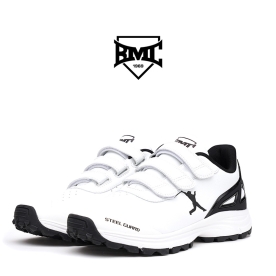 BMC 야구 인조잔디화 야구화 홈런맨 화이트/블랙 HRM-02