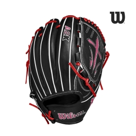 윌슨 A2K 투수 올라운드 야구 글러브 리미티드 12인치 블랙/핑크 WBW10261812