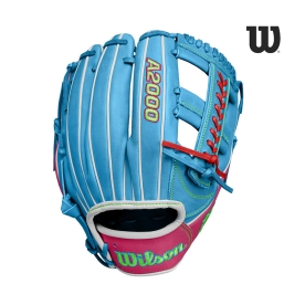 윌슨 A2000 내야 야구 글러브 리미티드 11.75인치 스카이블루/핑크 WBW1022691175