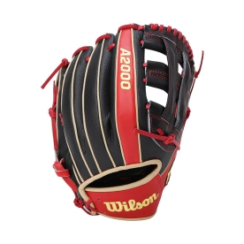 윌슨 KOREA A2000 내야 야구 글러브 블랙/레드 WTA2024KRDW5BK DW5